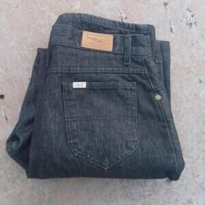 L.L.Bean black heavy two-layer jeans